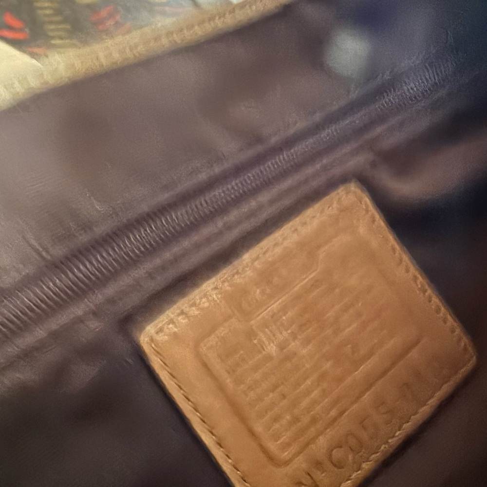 Coach Tan Leather Shoulder Bag - Picture 5 of 8